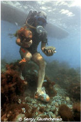 Old diver/// by Sergiy Glushchenko 